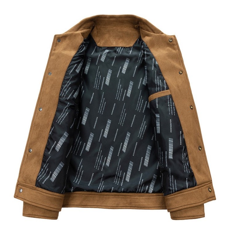 Casual fashion trend leather sportswear jacket