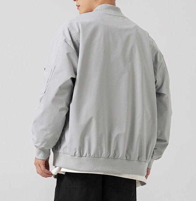 Casual Versatile Fashion Trend Retro Loose Bomber Jacket