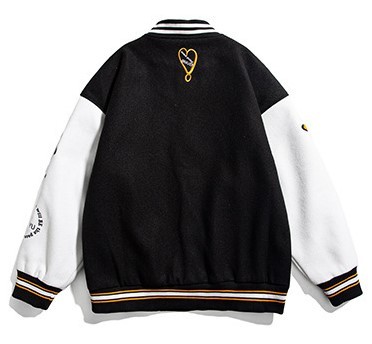 Baseball jacket jacket trendy American woolen baseball jacket
