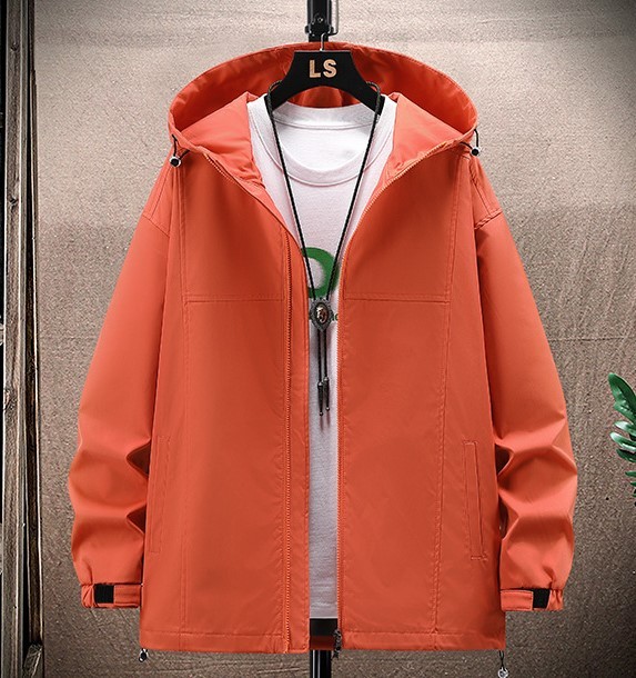 Japanese casual versatile trend loose fitting hooded jacket