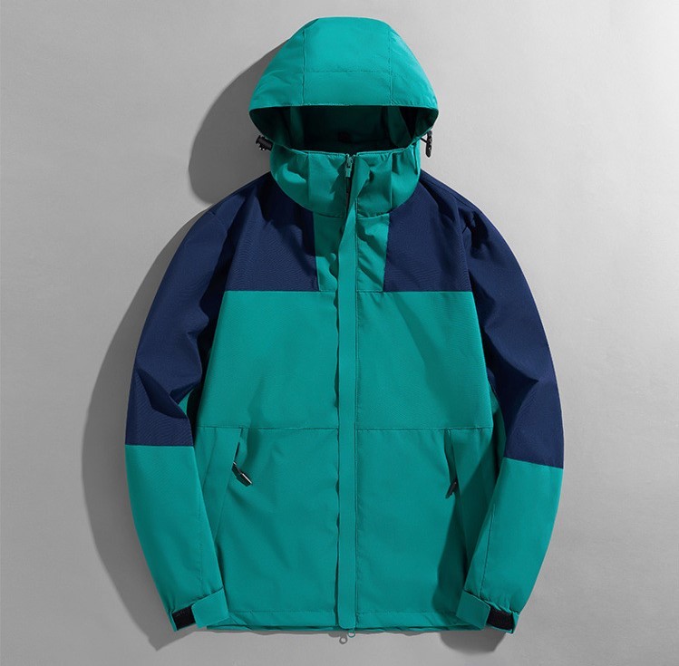 Color blocking single layer outdoor stormtrooper windproof casual fashion trend jacket