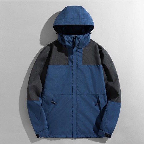 Color blocking single layer outdoor stormtrooper windproof casual fashion trend jacket