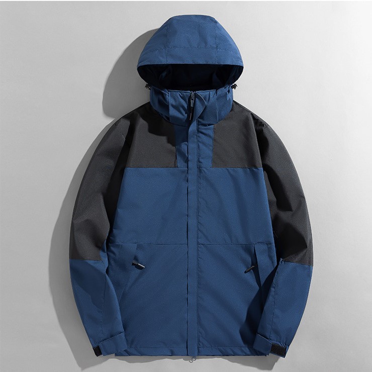 Color blocking single layer outdoor stormtrooper windproof casual fashion trend jacket