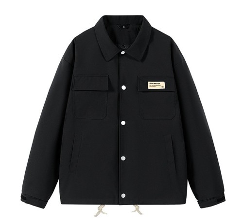 Vintage casual fashion trend lapel waterproof jacket baseball jacket