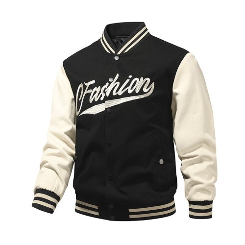 Embroidered baseball collar casual loose versatile fashion trend jacket