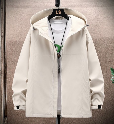 Japanese casual versatile trend loose fitting hooded jacket