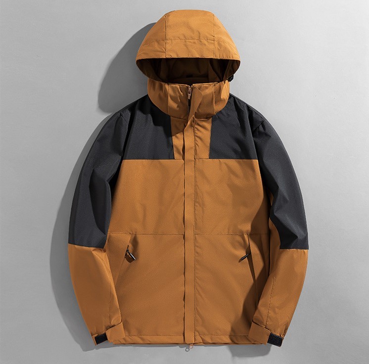 Color blocking single layer outdoor stormtrooper windproof casual fashion trend jacket