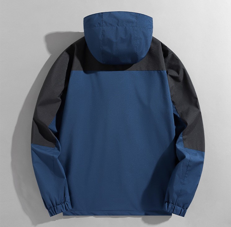 Color blocking single layer outdoor stormtrooper windproof casual fashion trend jacket