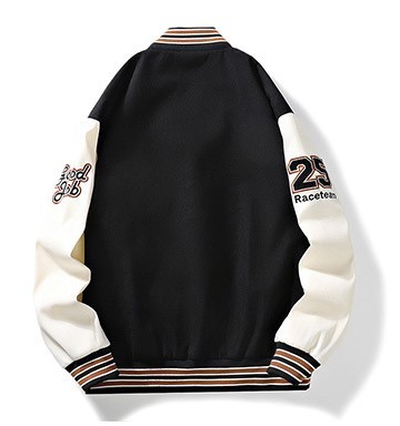 Vintage Trendy Brand Fashion High Street Hip Hop Baseball Coat Jacket