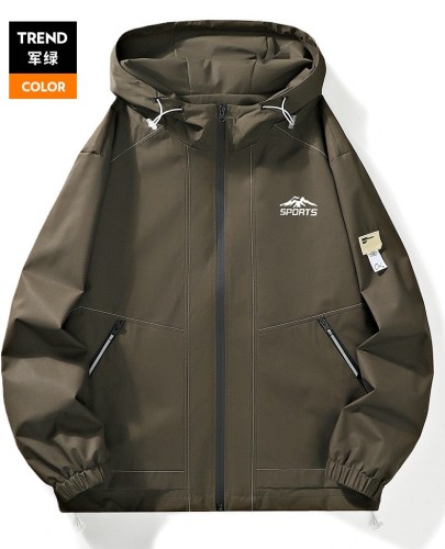 Casual loose jacket American style work fashion trend jacket