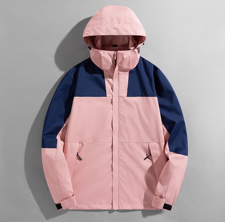 Color blocking single layer outdoor stormtrooper windproof casual fashion trend jacket