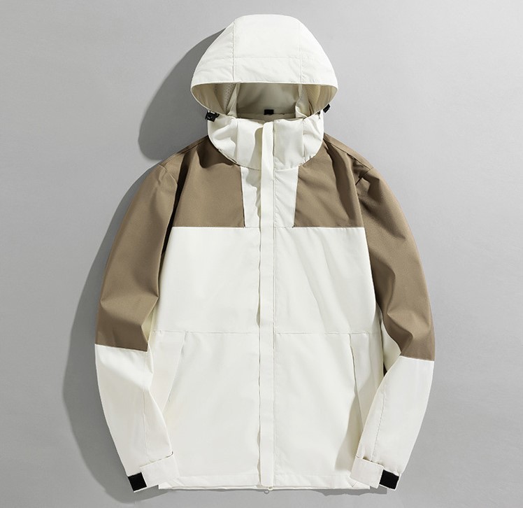 Color blocking single layer outdoor stormtrooper windproof casual fashion trend jacket