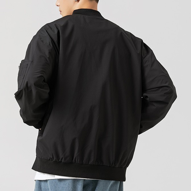 Casual Versatile Fashion Trend Retro Loose Bomber Jacket