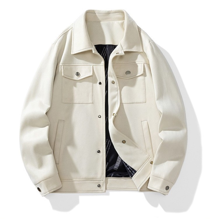 Casual fashion trend leather sportswear jacket