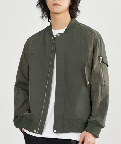 Pilot jacket, youth fashion trend, casual baseball jacket