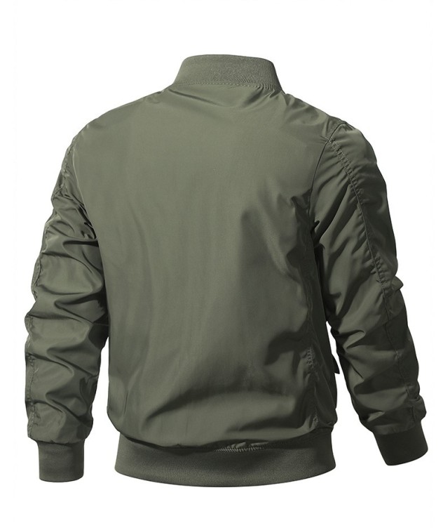 Vintage Baseball Suit Multi Pocket Work Coat Trendy Functional Jacket