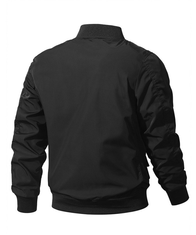 Vintage Baseball Suit Multi Pocket Work Coat Trendy Functional Jacket