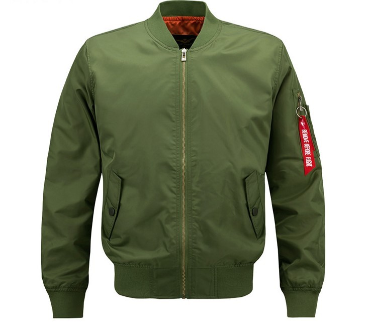 Sports casual stand collar jacket loose trend jacket pilot baseball jacket