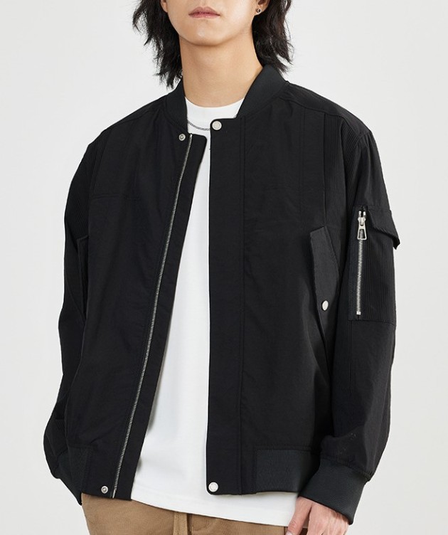 Pilot jacket, youth fashion trend, casual baseball jacket