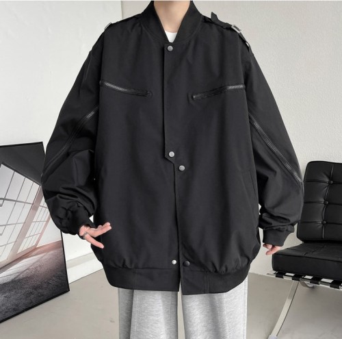Baseball jacket trend jacket jacket trend label loose pilot jacket