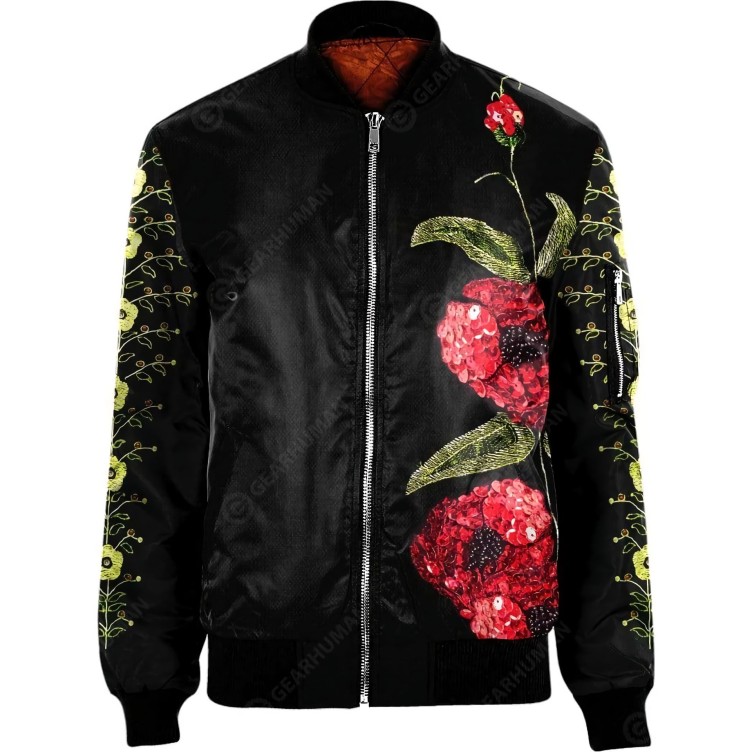 Digital printed casual fashion trend flying jacket