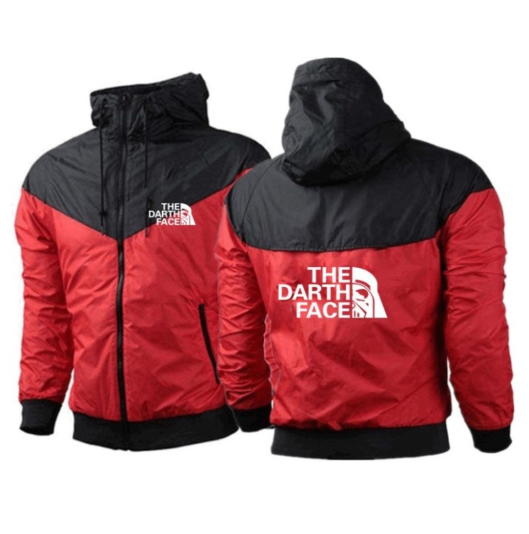 Casual versatile jacket Fashion logo Sport solid color trend jacket