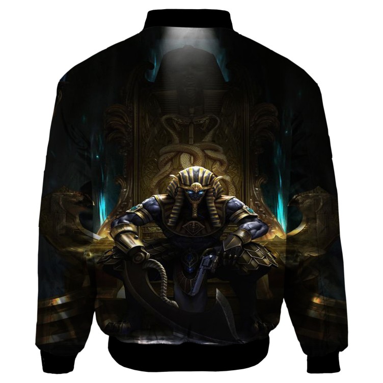 Punk Flight Digital Printed Round Neck Cardigan Fashion Trendy Jacket