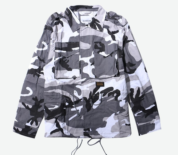 Workwear casual military style camouflage fashion trend jacket