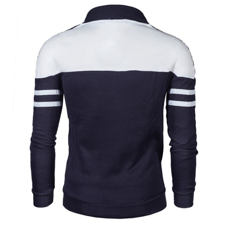 Casual fashion patchwork knit baseball jacket trend jacket