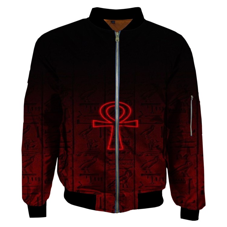 Punk Flight Digital Printed Round Neck Cardigan Fashion Trendy Jacket