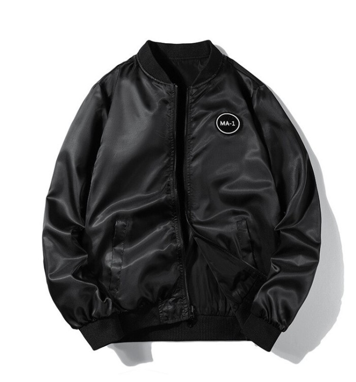 Casual fashion trend jacket with double-sided youth pilot jacket