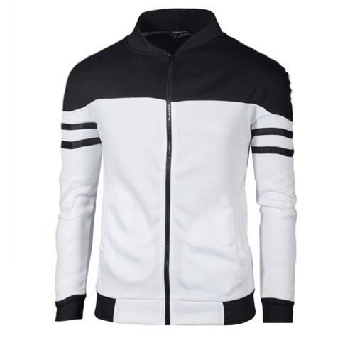 Casual fashion patchwork knit baseball jacket trend jacket