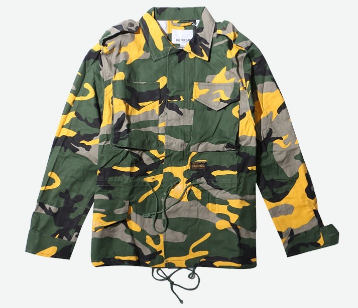 Workwear casual military style camouflage fashion trend jacket