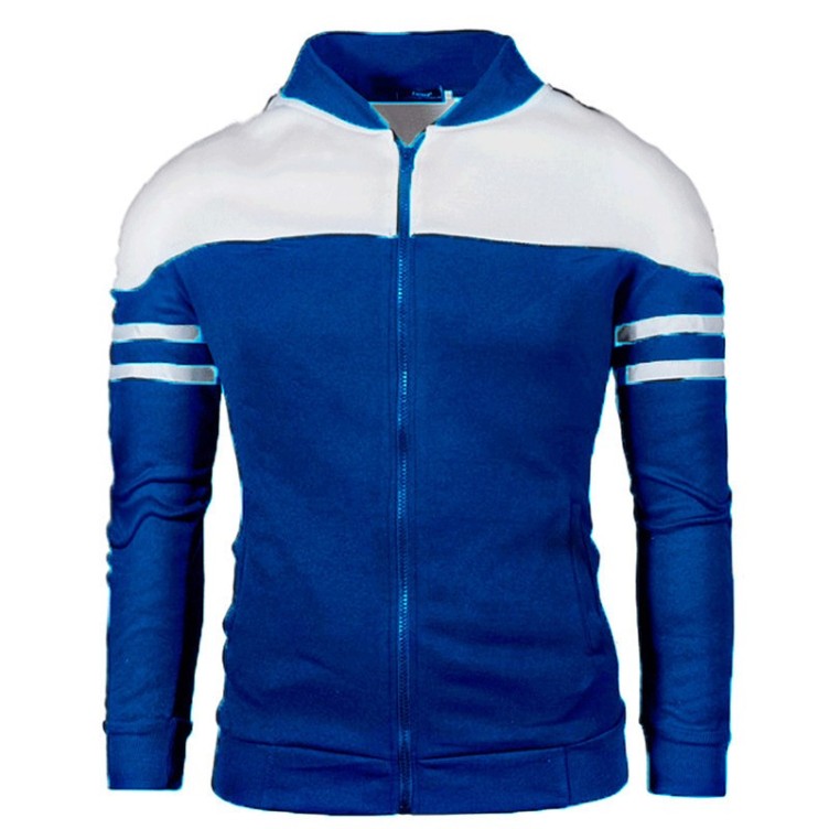 Casual fashion patchwork knit baseball jacket trend jacket