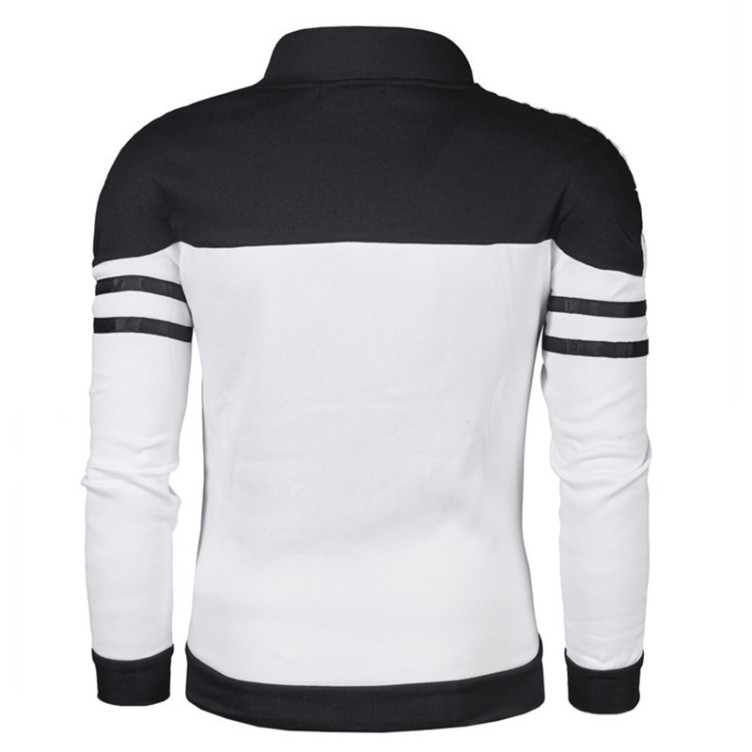 Casual fashion patchwork knit baseball jacket trend jacket