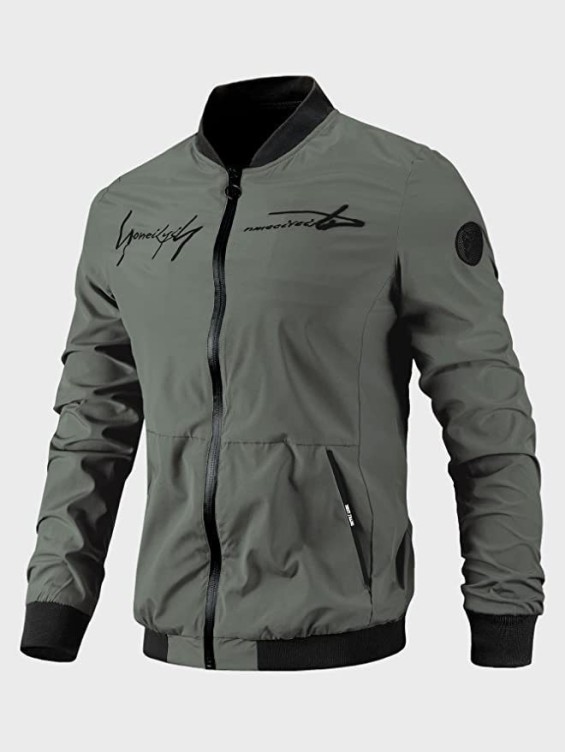 3D pattern printed fashion loose casual retro trendy jacket