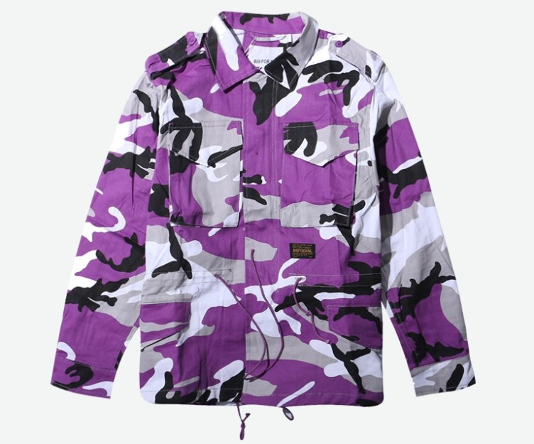 Workwear casual military style camouflage fashion trend jacket