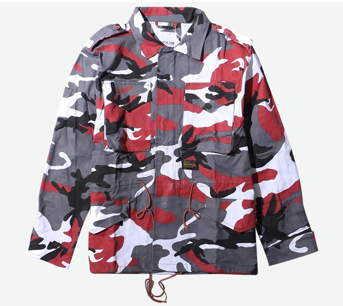Workwear casual military style camouflage fashion trend jacket