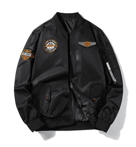 Casual fashion trend jacket with double-sided youth pilot jacket