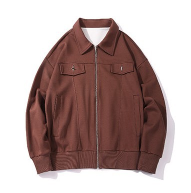 Casual lapel cardigan versatile fashion trend jacket