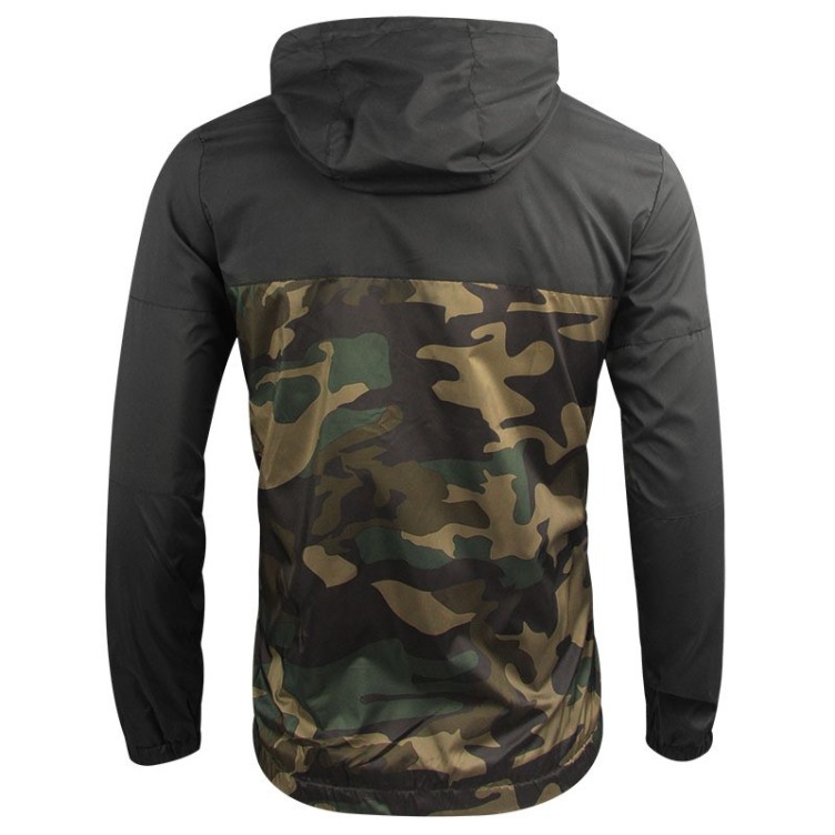Camo casual sports mesh breathable trend jacket