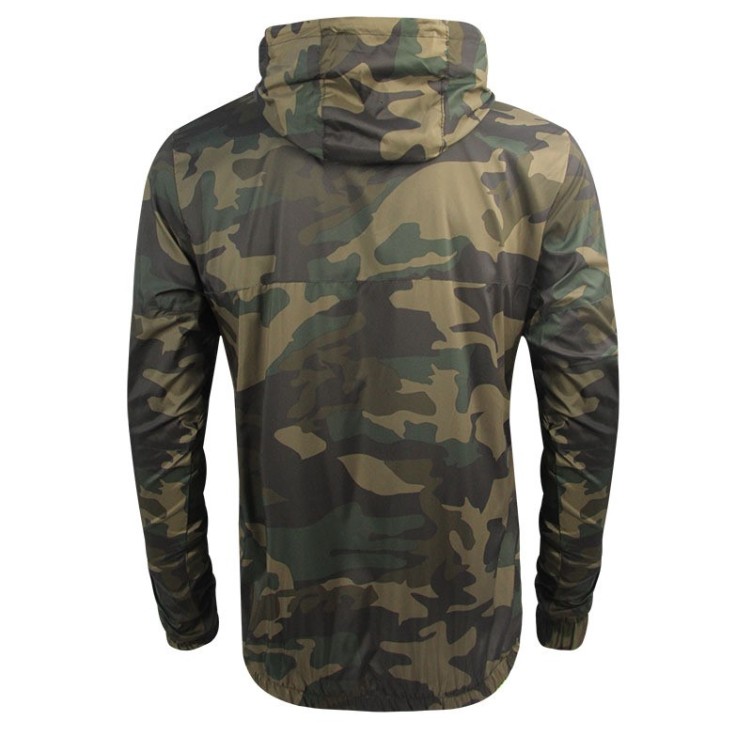 Camo casual sports mesh breathable trend jacket
