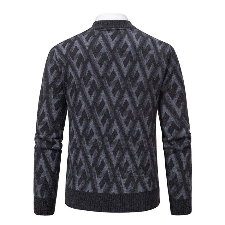 Standing collar slim fitting casual fashion trend jacket