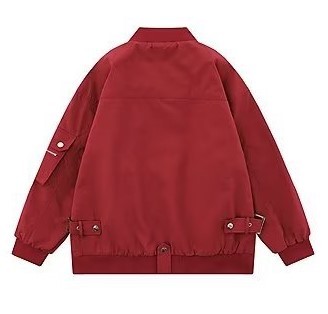 Vintage Baseball Coat Loose Relaxed Fashion Trend Flight Jacket