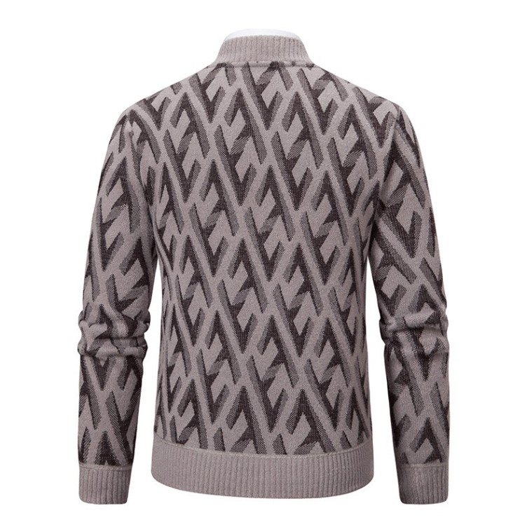 Standing collar slim fitting casual fashion trend jacket