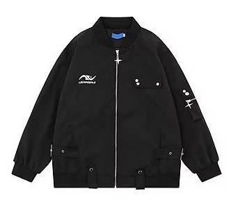 Vintage Baseball Coat Loose Relaxed Fashion Trend Flight Jacket