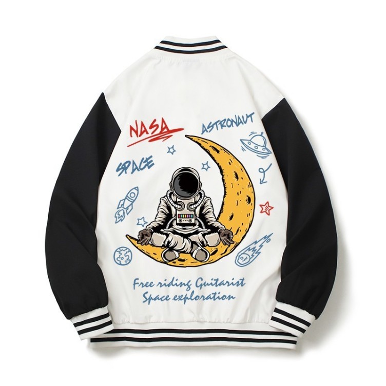 Digital printed casual high street baseball suit fashion trend jacket