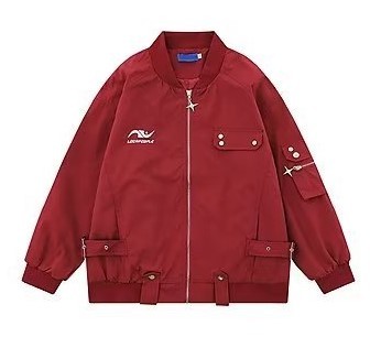 Vintage Baseball Coat Loose Relaxed Fashion Trend Flight Jacket