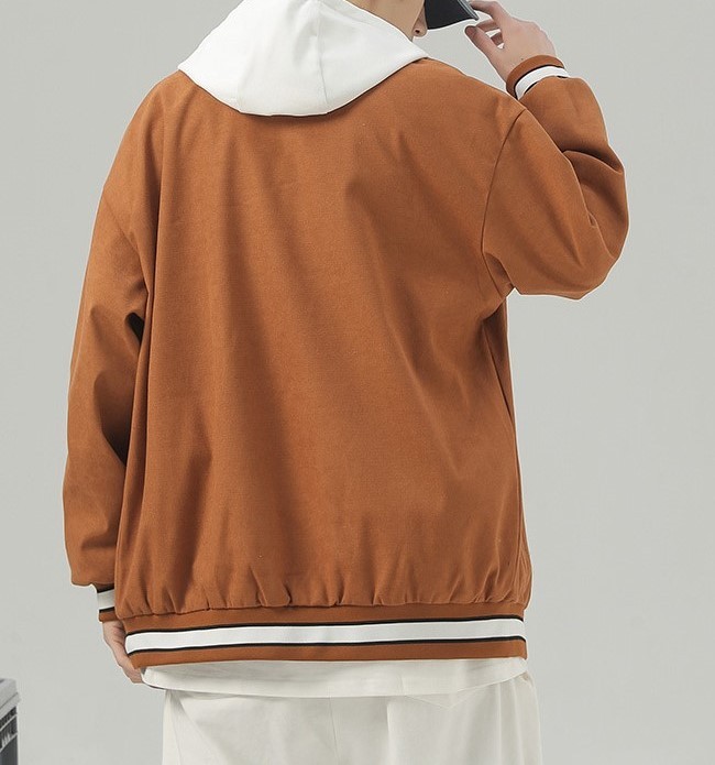 Minimalist printed casual versatile warm and trendy jacket