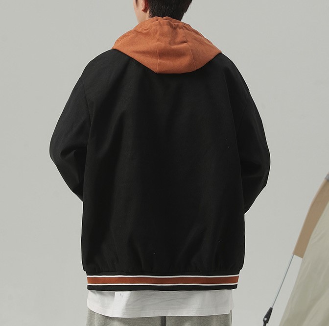 Minimalist printed casual versatile warm and trendy jacket